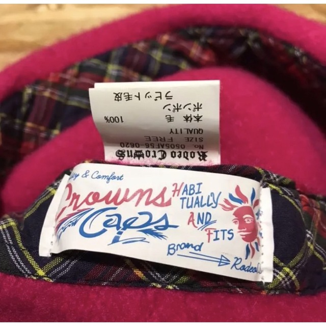 RODEO CROWNS(ロデオクラウンズ)のRODEO CROWNS ロデオクラウンズ ベレー帽 ボンボン付 レディースの帽子(ハンチング/ベレー帽)の商品写真