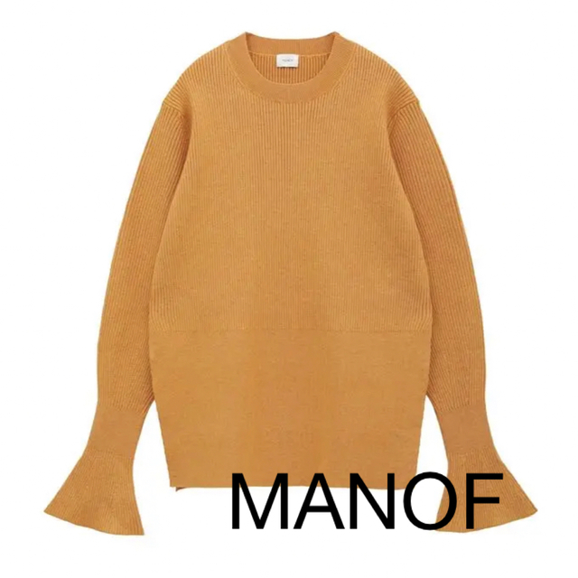 MANOF FLARE CUFF KNIT TOPSトップス