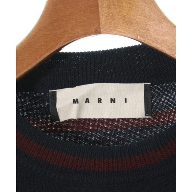 MARNI マルニ ニット・セーター 46(M位) 紺x白系