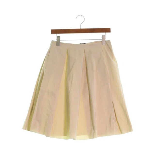 JIL SANDER NAVY ひざ丈スカート 36(XS位) ベージュ 【古着】【中古】 | フリマアプリ ラクマ