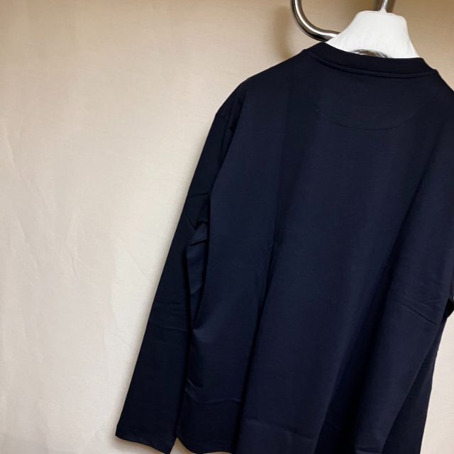 Jil Sander(ジルサンダー)の新品 M JIL SANDER 22aw パックTシャツ 紺 長袖 3871 メンズのトップス(Tシャツ/カットソー(七分/長袖))の商品写真