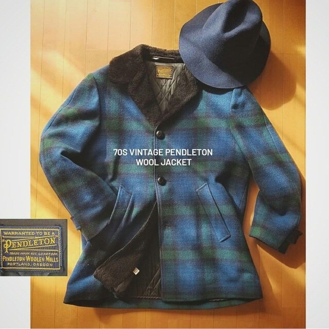 70年代 PENDLETON ビンテージ ペンドルトン ウールジャケット | フリマアプリ ラクマ