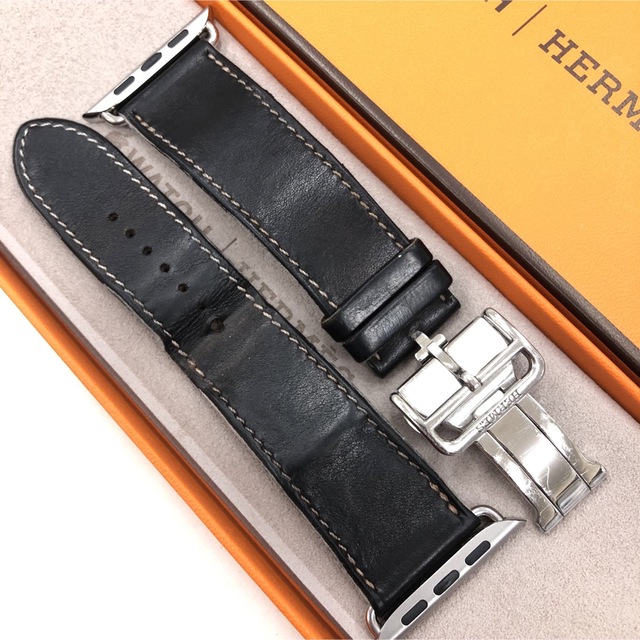 Apple Watch 専用 レザーベルト HERMES 45mm 44mm | labiela.com