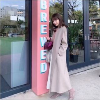 Plage ハミルトンニュアンスカラーコート ベージュ www.sanagustin.ac.id