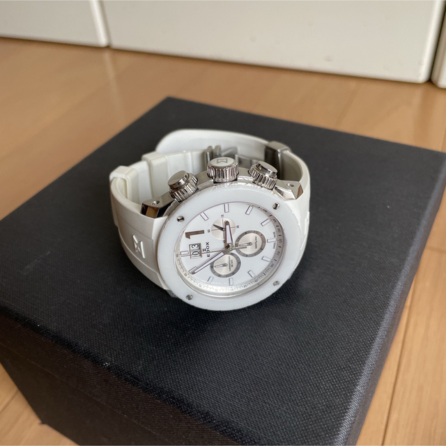 エドックス EDOX 10020-3B-BN2 クロノオフショア ビックデイト クォーツ メンズ _762282