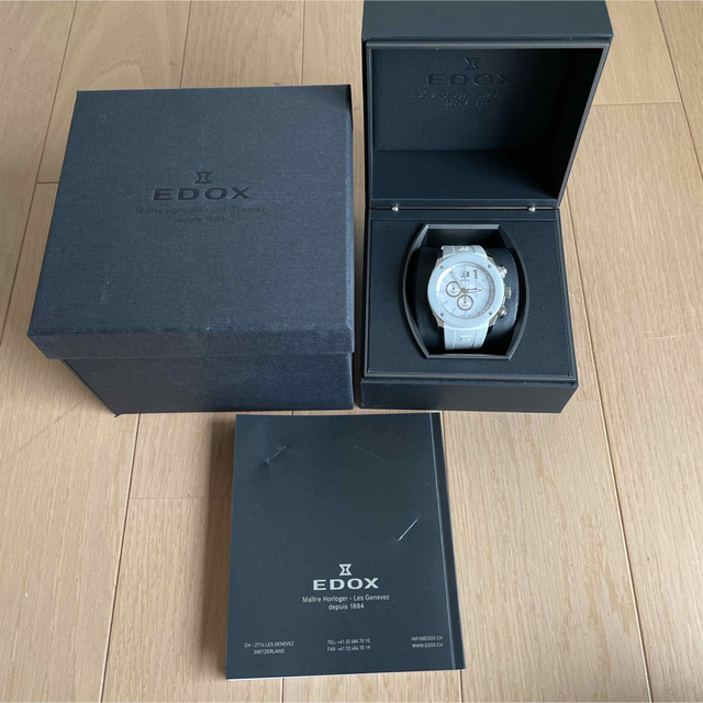 EDOX(エドックス)のエドックスEDOXクロノオフショア1 クロノグラフ10020-3B-BN2中古 メンズの時計(腕時計(アナログ))の商品写真