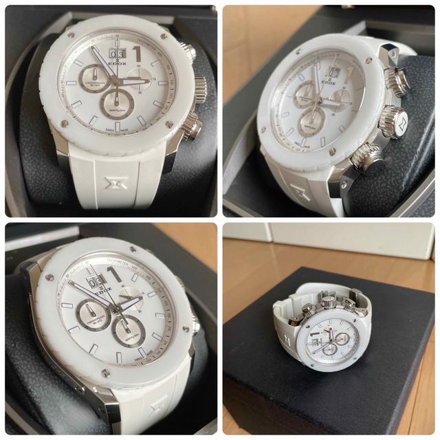 EDOX(エドックス)のエドックスEDOXクロノオフショア1 クロノグラフ10020-3B-BN2中古 メンズの時計(腕時計(アナログ))の商品写真