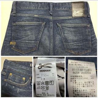 DENHAM - 【美品】デンハム CANDIANI製 RAZOR GRSS2508 W28