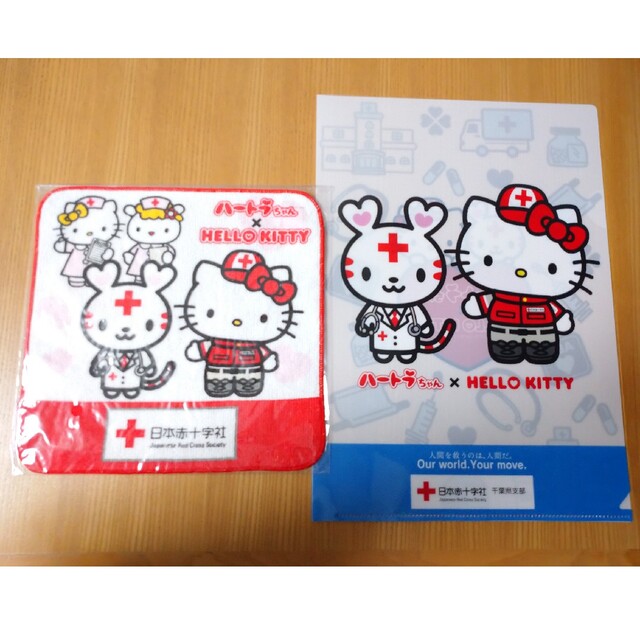 ハローキティ(ハローキティ)のハートラちゃん×HELLO KITTYセット エンタメ/ホビーのエンタメ その他(その他)の商品写真