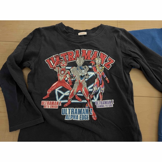 BANDAI(バンダイ)のウルトラマンZ 長袖Tシャツ110＆パーカー120 キッズ/ベビー/マタニティのキッズ服男の子用(90cm~)(Tシャツ/カットソー)の商品写真