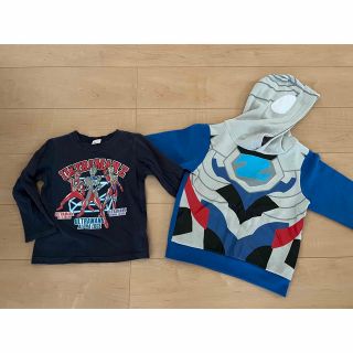 バンダイ(BANDAI)のウルトラマンZ 長袖Tシャツ110＆パーカー120(Tシャツ/カットソー)