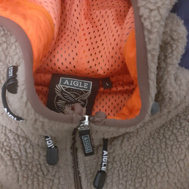 AIGLE(エーグル)の【即日発送】AIGLE ボアフリースプルオーバーパーカー メンズのジャケット/アウター(ブルゾン)の商品写真