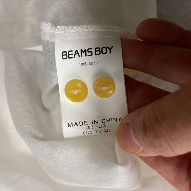 BEAMS BOY(ビームスボーイ)のAi！様専用☻BEAMS BOY  サイン ギャザー スモック シャツ　ブラウス レディースのトップス(シャツ/ブラウス(長袖/七分))の商品写真