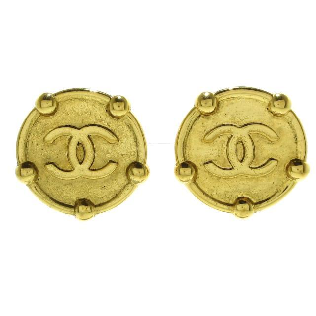 CHANEL - シャネル イヤリング 金属素材 ゴールドの通販 by ブラン