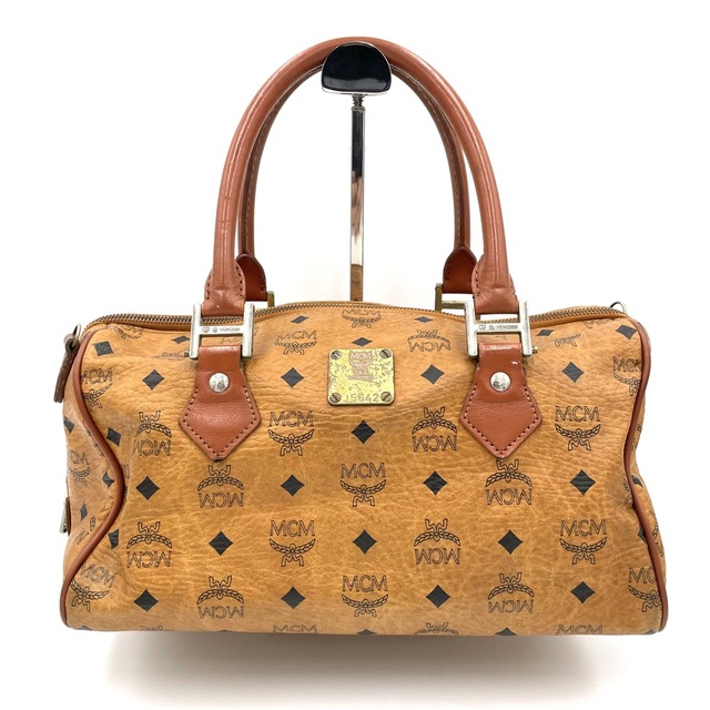 人気☆美品】MCM ミニボストン ヴィセトス柄 ハンドバッグ 本物保証