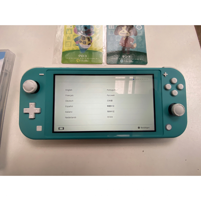 Nintendo Switch(ニンテンドースイッチ)のNintendo Switch  Lite ターコイズとその他 エンタメ/ホビーのゲームソフト/ゲーム機本体(家庭用ゲーム機本体)の商品写真