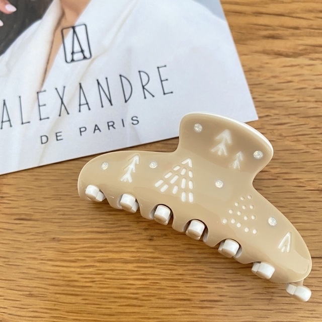 Alexandre de Paris(アレクサンドルドゥパリ)のAlexandre de paris（アレクサンドルドゥパリ）Sクリップ　新品 レディースのヘアアクセサリー(バレッタ/ヘアクリップ)の商品写真