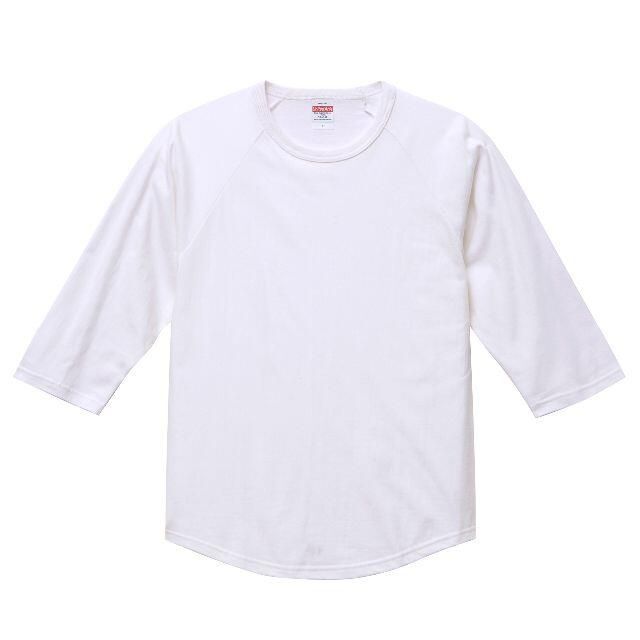 Tシャツ 七分袖 ラグラン 厚手 5.6オンス 綿 無地T A662 XL 黒 メンズのトップス(Tシャツ/カットソー(七分/長袖))の商品写真