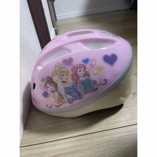 ディズニー(Disney)のプリンセス　ヘルメット　Sサイズ(4歳〜8歳)(ヘルメット/シールド)