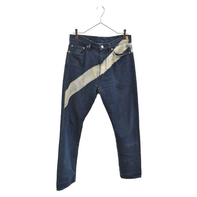 276センチ股下kudos クードス 19SS Blue Print LINED DENIM TROUSERS ブループリント ラインド デニム パンツ トラウザーズ ブルー KP19XX04