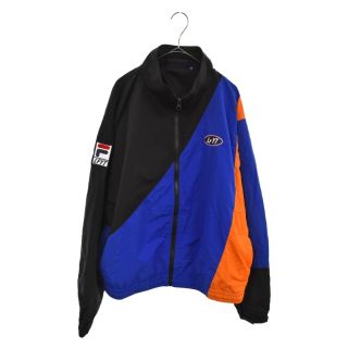 Lafayette ラフェイエット 22AW FILA×LFYT NYLON TRACK JACKET フィラ ナイロントラックジャケット LA221002 ブルー/オレンジ(フライトジャケット)