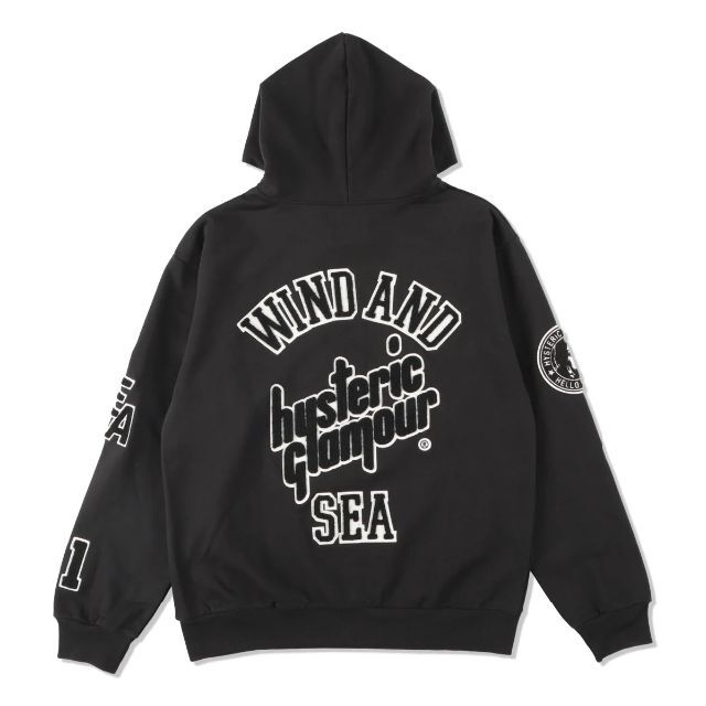 HYSTERIC GLAMOUR x WDS HOODIE / BLACK