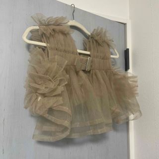 noir kei ninomiya ハーネス チュール フリル ベージュ www.eckomusic.com