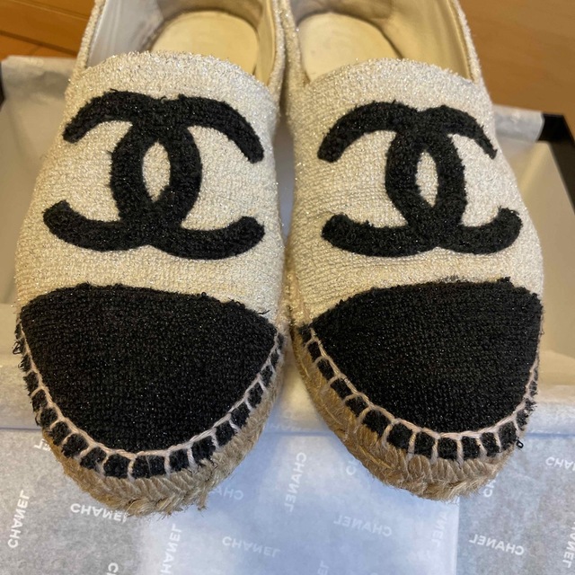 CHANELエスパドリーユ フラットシューズ スリッポン スニーカー CHANELエスパドリーユ フラットシューズ スリッポン スニーカー