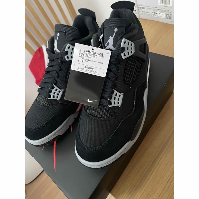 Air Jordan4 SE Black and Light Steel