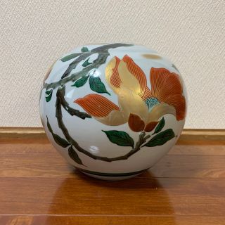 クタニセイヨウ(九谷青窯)の花瓶 九谷焼 中古(花瓶)