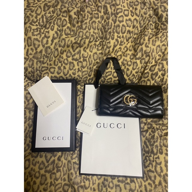 新品即決 Gucci - コンチネンタルウォレット 〔GGマーモント〕 財布