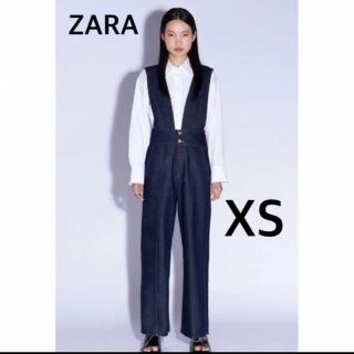 ザラ(ZARA)の【ZARA】リラックスカットデニムサロペット(サロペット/オーバーオール)