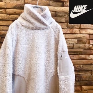 ナイキ(NIKE)の美品 NIKE ナイキ ボア フリース プルオーバー レディース Lサイズ(その他)