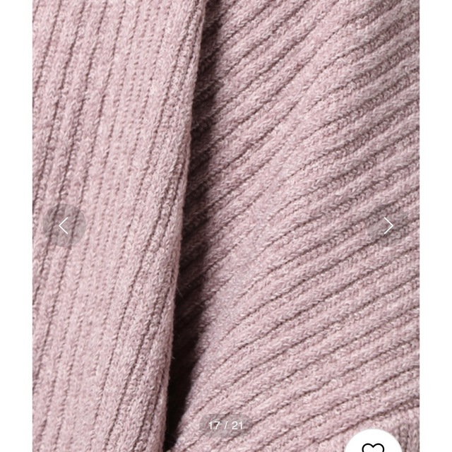merlot(メルロー)のメルロー merlot ニット トップス カットソー くすみ ピンク レディースのトップス(ニット/セーター)の商品写真