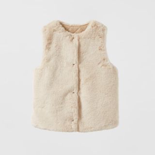 ザラキッズ(ZARA KIDS)のZARA  kids サイズ 152 リバーシブル　フェイクファー(毛皮/ファーコート)