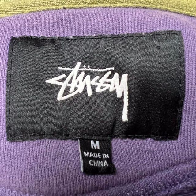 STUSSY(ステューシー)の【希少デザイン】 STUSSY 袖切り替え マルチカラー 即完売入手困難パーカー メンズのトップス(パーカー)の商品写真