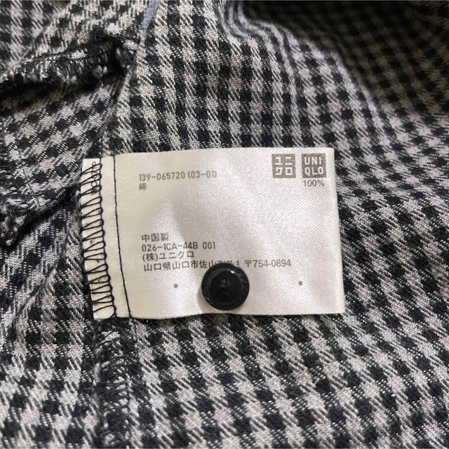 UNIQLO(ユニクロ)のユニクロ　フランネル　ワンピース　チュニック　長袖ワンピース　120㎝ キッズ/ベビー/マタニティのキッズ服女の子用(90cm~)(ワンピース)の商品写真