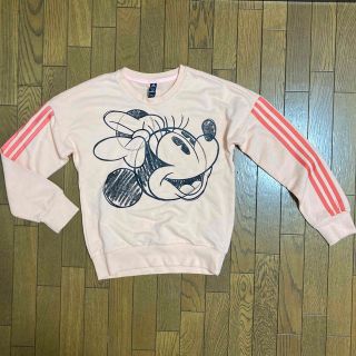 アディダス(adidas)のadidas Disneyコラボ★130cm★ミニーマウススウェットトレーナー(Tシャツ/カットソー)