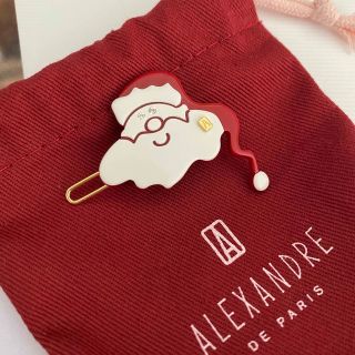 アレクサンドルドゥパリ(Alexandre de Paris)のAlexandre de parisアレクサンドルドゥパリ　クリスマス　サンタ(バレッタ/ヘアクリップ)