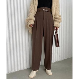 アメリヴィンテージ(Ameri VINTAGE)のAmeri vintageアメリHIGH WAIST TAPERED PANTS(カジュアルパンツ)