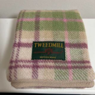 ツイードミル(TWEEDMILL)のツイードミル マフラー　ピンクチェック(マフラー/ショール)