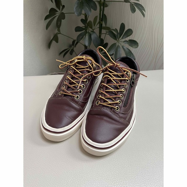 VANS - 美品【VANS】オールドスクールライト22.5cm ブラウンの