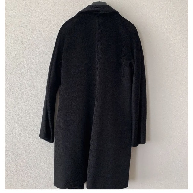 MAX MARA マックスマーラ コート ブラック アルパカ 36 ビッグ割引 www