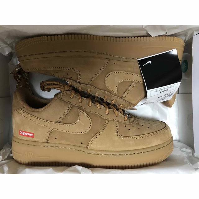 Supreme Nike Air Force 1 Low Wheat 24.5