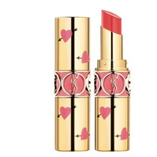 イヴサンローランボーテ(Yves Saint Laurent Beaute)の【値下げ】新品ＹＳＬ限定ハート❤︎ルージュヴォリュプテシャイン リップ口紅15(口紅)