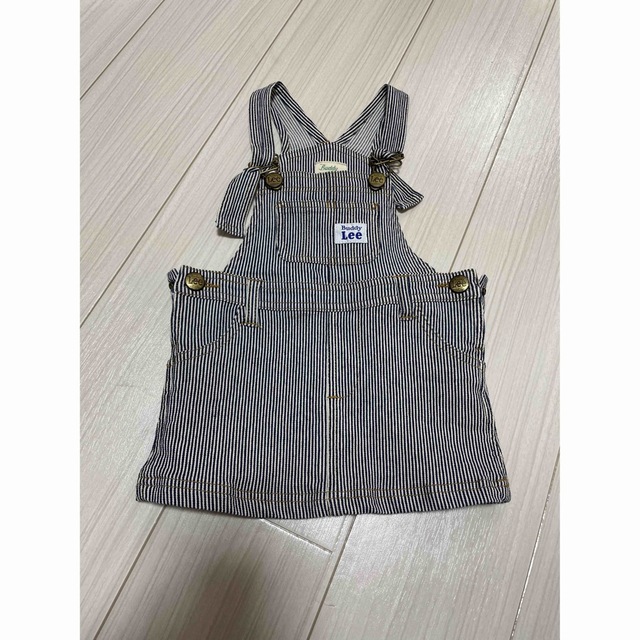 Lee(リー)のLee♡ストライプサロペット　ベビー　キッズ キッズ/ベビー/マタニティのキッズ服女の子用(90cm~)(ワンピース)の商品写真