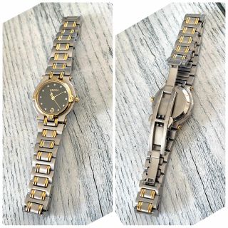 Gucci - 【電池交換済】GUCCI グッチ 腕時計 9000L 11P ダイヤ コンビ