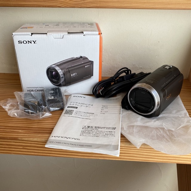 人気大割引 SONY - 値下げ不可 生産完了品 SONY HDR-CX680(TI) ビデオ