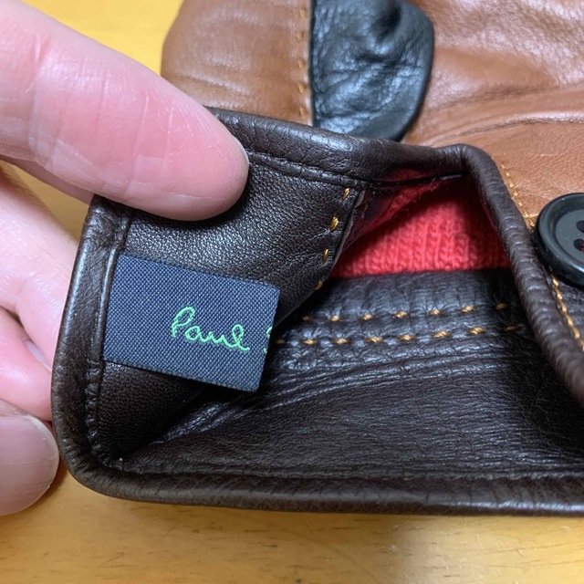 Paul Smith(ポールスミス)の【美品】ポールスミス　革手袋　シープ　5本指 メンズのファッション小物(手袋)の商品写真