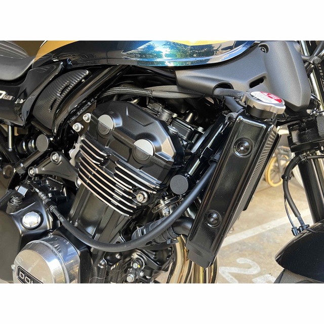 z900rs チタンボルト 4個セット ラジエターサイドカバー用 ブラック ...